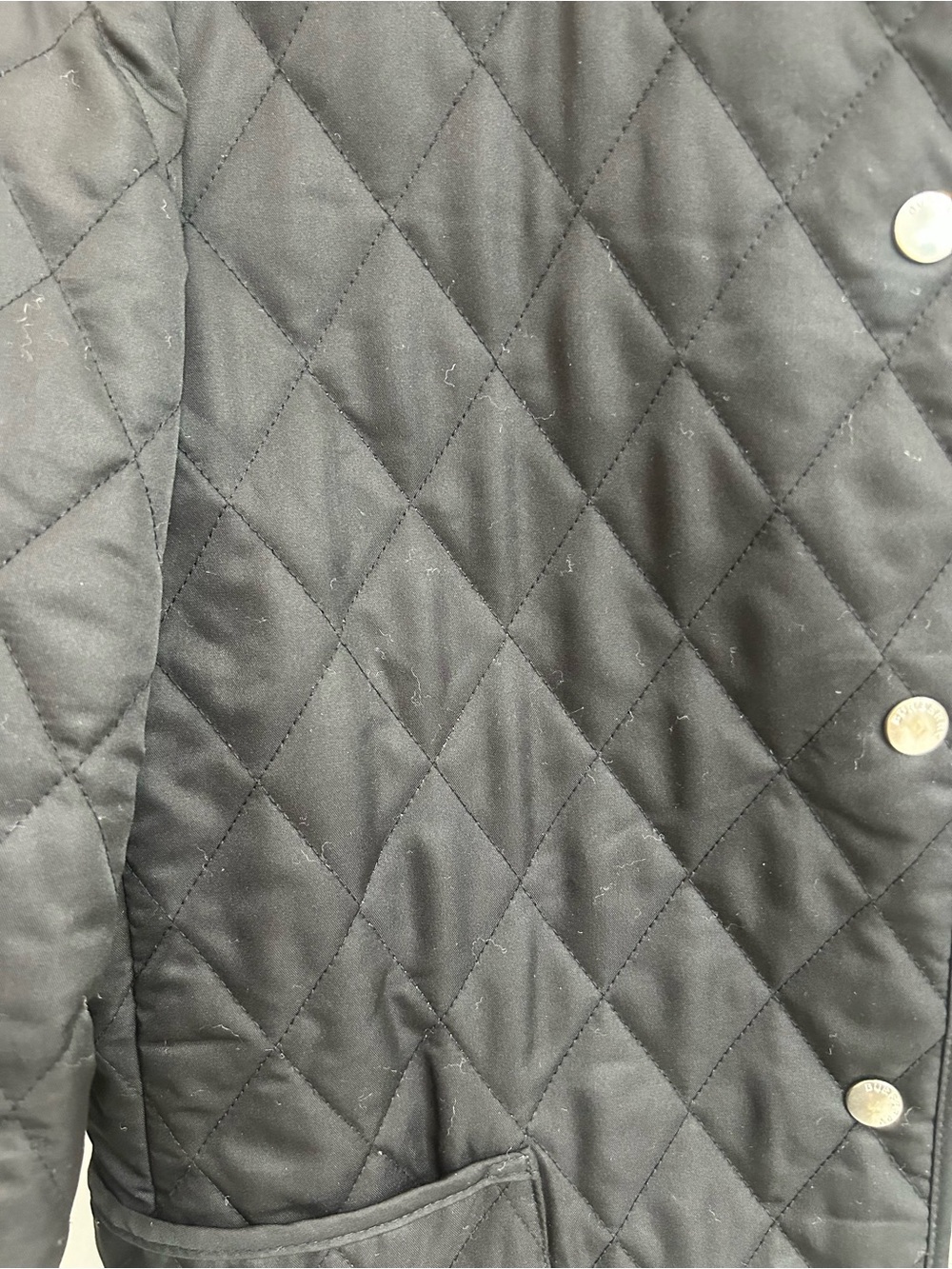 Vintage Authentic BURBERRY London Classic Nova Check Diamond Quilt Jacket Sz M - Picture 14 of 14